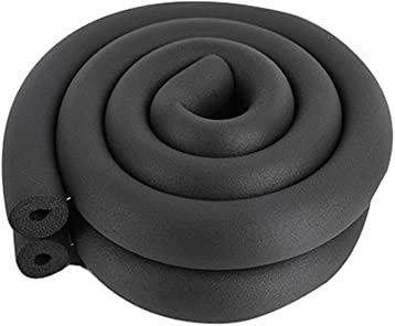 Isolation Tuyaux Chauffage, nouilles de piscine noires, tube d'isolation de tuyau en mousse d'eau, protection épaisse, antigel, isolation murale pour tuyau de 1/4in 1/2in 5/8in 3/4in 2in 3in 4-1/3in (