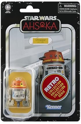Star Wars Retro Collection Chopper (C1-10P), Ahsoka 9.5-cm Action Figures