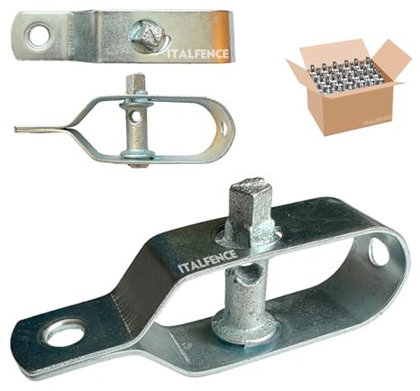 Italfence - Tendifilo zincato per recinzione, 25 pezzi