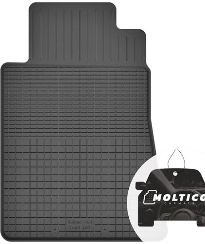 Fahrer Gummimatten mit Rand Auto Fußmatten Gummi Automatten Passgenau 1-teilig Set - passend für Mercedes E W212 2009-2016