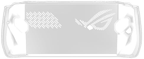 LYEAA Coque de protection souple anti-chute pour console de jeu Asus ROG Ally - Blanc transparent