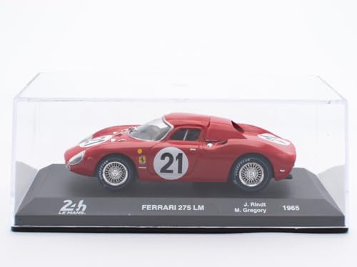 OPO 10 - Auto in Miniatura 1/43 Compatibile con Ferrari 275 LM - Rindt-Gregory - 1965 - Le Mans LM010