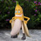 Umikk Böser Bananenmann Gartendeko Figuren, Lustige 20 cm cm hohe Bananenzwerg-Skulpturen, Lustige Gartenfiguren, Personalisierte Lustige Figürchen, Außendekoration für Terrasse