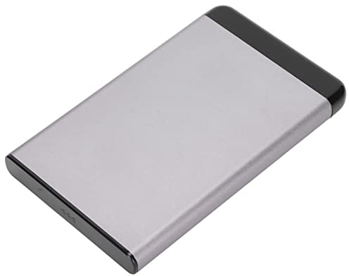 Garsent Disco Rigido Esterno Portatile Ultra Sottile con Grande Capacità, USB 3.0/2.0, Trasmissione Dati Veloce, Facile da Trasportare per Computer Desktop, Notebook, Computer All in (2T)