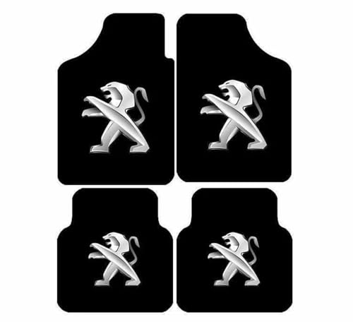 BFRDGE Auto-Fußmatten, für Peugeot 206 CC Coupe 2001-2007 Anpassen Fußmatten, Allwetter wasserdichte rutschfeste Auto Fussmatten Set