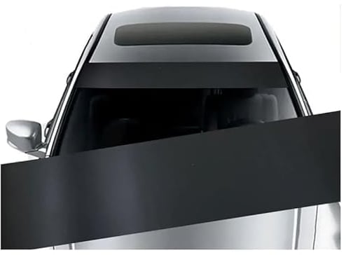 KYUVIST Frontscheiben Aufkleber, für BMW M3 M5 E36 E46 E60 E90 E92 X1 F48 X3 X5 X6 F30 F20 G01 Auto Vorne Heckscheibe Windschutzscheibe Aufkleber Auto Windschutzscheibe Sonnenblende Streifen,A