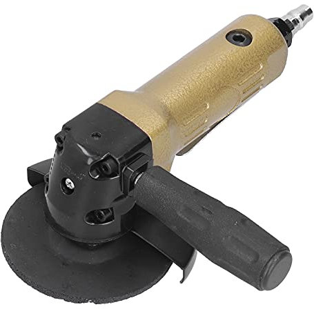 ANKROYU KP 631 Luft-Winkelschleifer, tragbarer Polierer aus legiertem Stahl, pneumatisch, verschleißfeste pneumatische Schneidemaschine, Mini-Poliermaschine zum Schleifen von (Gold)