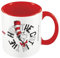 The Cat In The Hat Happy Cat Mug (12cm x 10.5cm x 8.7cm) (White/Red/Black)