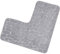 Eckduschmatte L-förmige Badematte Marmor-strukturiertes Badenteppich 31.5x31.5in Absorptionsdusche Teppich nicht rutschfeste Badewanne Teppichmaschine Waschbar minimalistische Badezimmermatte, Bade