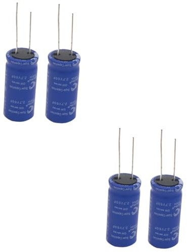 HOMSFOU 2pcs Super Capacitor for Automotive Use Storage Protects Electrical System Reduces Load Improves Audio Quality and Pollution Design