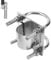 FSWWSF Collier de serrage pour mât d'antenne satellite Starlink - Support d'antenne - Support de tuyau pour montage sur toit - Supports pour antenne satellite