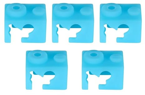 5 Stück E3D V6 Heizblock Silikonsocken-Abdeckungshülle Heizblock Warmhalteabdeckung Reprap 3D-Druckerteil-Schutzsocken
