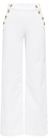 ONLY Female Jeans mit weitem Bein ONLMADISON Hohe Taille Weiter Beinschnitt Jeans
