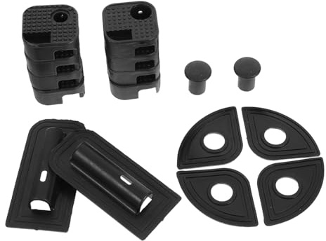Zubehör für Klappstühle, 3 Stück, Kunststoff, Schwarz
