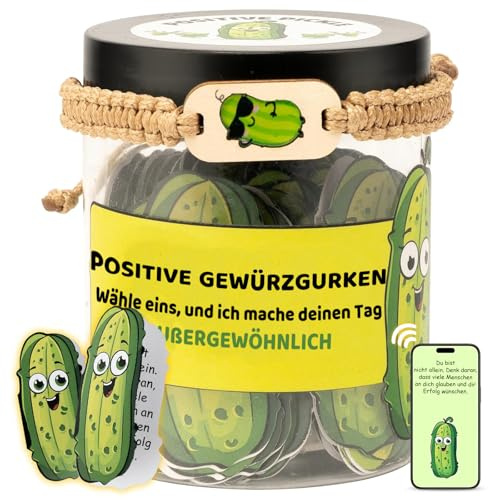 Asseourc Achtsamkeit Geschenk für Frauen Freundin - 60 Motivationskarten | Affirmationskarten im Glas - Geschenke für Frauen Beste Freundin Männer Kollege Mädchen junge zum Geburtstag Weihnachten