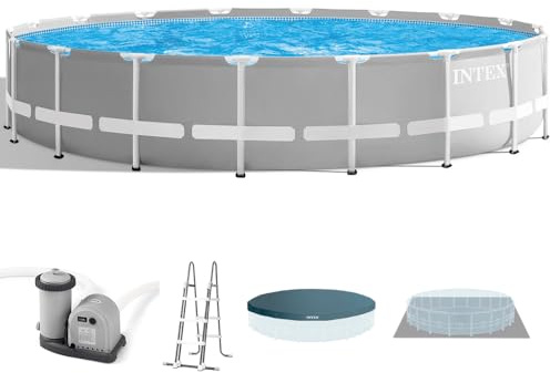 Frame Pool Set Prism Rondo mit Zubehör, 549 x 122 cm