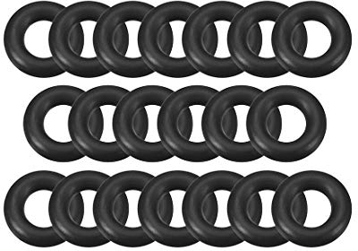 sourcing map 20 Stück O Ring Dichtung 6 mm x 12 mm x 3 mm Metrische Nitrilkautschuk Dichtungsringe Gummi für Sahnespender Poolpumpe Schnellkupplung Umfülladapter Wasserschlauch