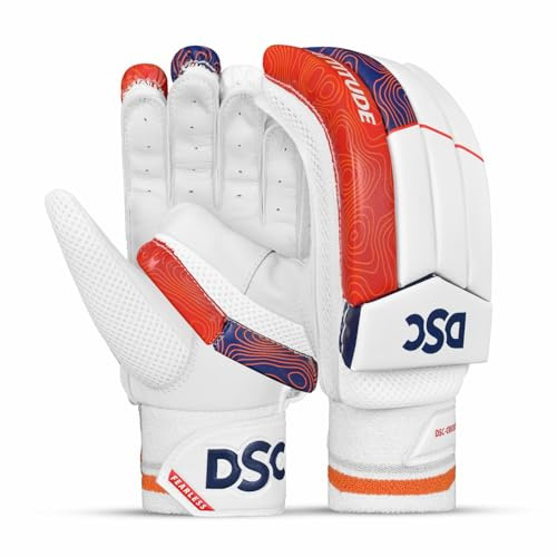 DSC Intense Attitude Cricket Batting Gloves | Multicolor | Size: Youth | for Right-Hand Batsman