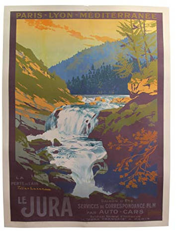 Unbekannt Le Jura Kunstdruck-Poster, Format 50 x 70 cm, Papier, 300 g, Verschiedene Formate digitalen Datei.