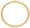 PROSTEEL Bracciale da Uomo a Catena Sottile Colore Oro 3.5mm Lungehzza 21 -Bracciali Uomo Acciaio