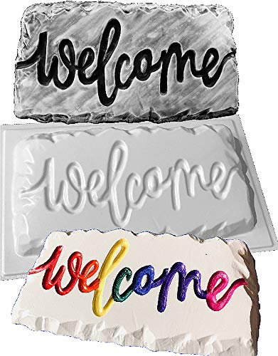 Welcome Stone Concrete Mould Garden Mold