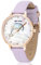 Julie Julsen Damen Quarz Armbanduhr Delfin in lila - JJW1008RGL-01