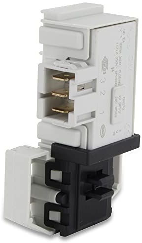 DL-pro Verriegelungsrelais für Bosch Siemens iQ100 iQ300 Serie 2 Serie 4 varioPerfect Maxx ExtraKlasse 610147 00610147 Rold DM070 Türschloss Türverriegelung Verriegelung Schloss für Waschmaschine Tür