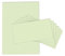 Briefpapier-Set Briefpapier mit Umschlag grün Briefbogen einfarbiges Papier selbstklebende Umschlag Briefe Einladungen (25 Blätter + 25 Umschläge)