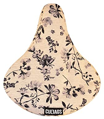 millybo Fahrradsattel Sattelbezug Fahrrad Sattelüberzug Sattel-Überzug Verschiedene Muster Blumenmuster (Spring-960.001)