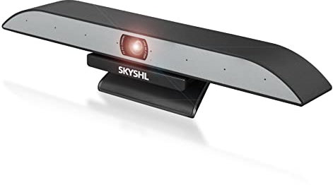 SKYSHL Webcam Videocamera Ultra HD 4K per Videoconferenza,Telecamera per Videoconferenza con 8 MIC, Cancellazione del Rumore,Intelligenza AI,per Riunioni di Lavoro/Insegnamento/Telelavoro-VCC4K