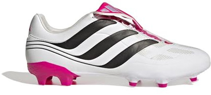 adidas Predator Precision.3 - Tacos firmes para el suelo, tallas unisex, color blanco nube/negro n cleo/rosa Team Shock 2, edici n limitada, Cloud White/Core Black/Team Shock Pink 2, 7.5