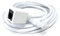 3m CAT6 RJ45 UTP Ethernet Extension Cable Male To Female Lead, Full Copper Up to 1000mbps Speed, Compatible with PCs/Laptops/TVs/IP CCTV Cameras/VOIP Phones/POE Devices & Games Consoles (10ft, White)