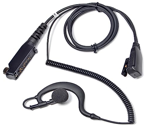 HYSHIKRA Sepura - Auricolare Compaitble per radio Sepura STP8000 STP9000 SC20 SC21 (forma G)