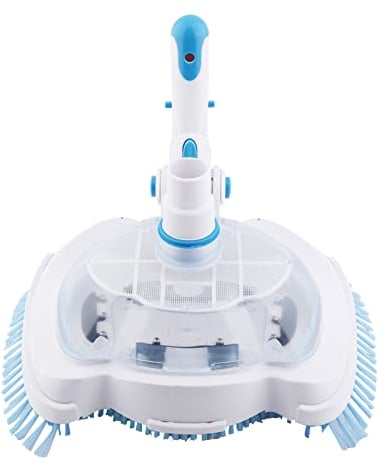 Tête D'aspirateur De Piscine Adaptateur De Tuyau Rotatif Universel Tête D'aspirateur De Piscine avec Brosse Outil De Nettoyage De Piscine Professionnel pour Piscines Creusées Et Hors Sol