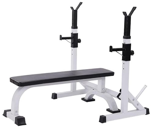 HAZARA Squat rack home fitness weightlifting bed home smart telescopic bench press barbell rack standing active fitness table full body workout muscle-set