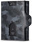 VON HEESEN Slim Wallet mit Münzfach & RFID Schutz - Geldbörse Herren klein - Mini Geldbeutel Damen Portmonee - Kartenetui Echtleder Karten Portemonnaie - Leder Kreditkartenetui Camouflage Grau