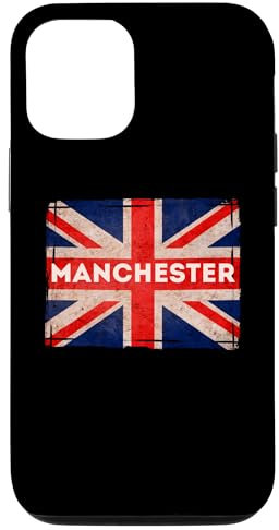 Manchester England Britain United Kingdom Souvenir Flag Case for iPhone 13