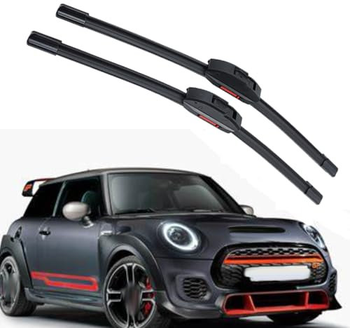 FGYLS Auto Scheibenwischer Ersatzblätter für Mini John Cooper Works 2013 19 18 B3 S550,Doppelter Gummistreifen Knochenloser Wischer Leise und Langlebige Wischerblätter Nachfüllung