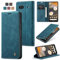 Cracedily Handyhülle für Google Pixel 6A Hülle, Klapphülle Premium Lederhülle Klappbar Flip Case Tasche Magnet Kartenfach Standfunktion Klapphülle Schutzhülle für Google 6A Handyhülle, Blaugrün