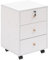 Small Mobile File Cabinet, Home Office Under Desk Drawers, File Storage Unit, Office Pedestal, Under Desk Unit, Small Bedside Drawers Cabinet on Casters