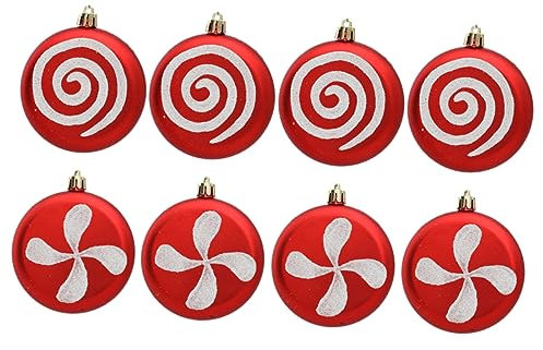 Cabilock 8 Stücke Weihnachten Baum Candy Set Mint Weihnachten Ornamente Weihnachten Party Dekorationen