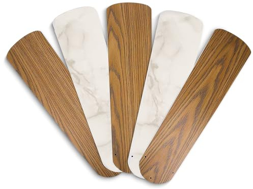 ZIYOUGOU 16 ½ Ceiling Fan Blades,Fan Replacement Blades For 42'' Ceiling Fan,Fan Blades,Ceiling Fan Blades Replacement,Replacement Blades For Ceiling Fan,42''Wooden Fan Blades.(5pcs)