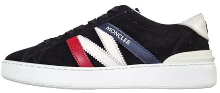 Moncler Monaco M M2923 Lederschuhe für Herren, Schwarz, Schwarz , 45 EU