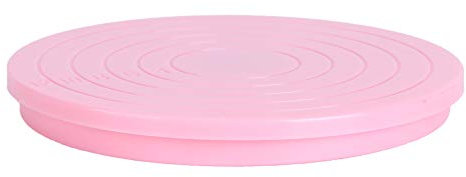 Mini Base per Torta Girevole a 360 Gradi da 2 Pezzi e Piatto Girevole decorativo: Strumenti Essenziali per la Cottura in