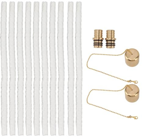 NYSUZHOUJI Weinflaschen-Fackel-Set, Fiberglas-Ersatzdochte für Handarbeit, selbstgemachte Fackel, Innen- und Außendekoration