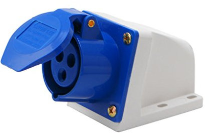 CVZJ Prise industrielle 16 A 3 broches 220-250 V résistant aux intempéries IP44 2P+E 3 phases 16 A