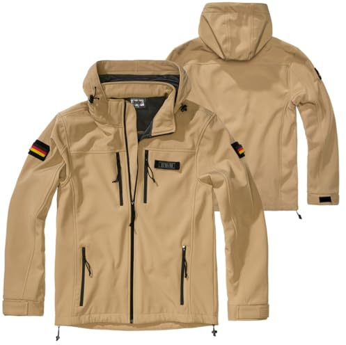 BWuM Tactical Softshell Jacke + Patch & Flaggen