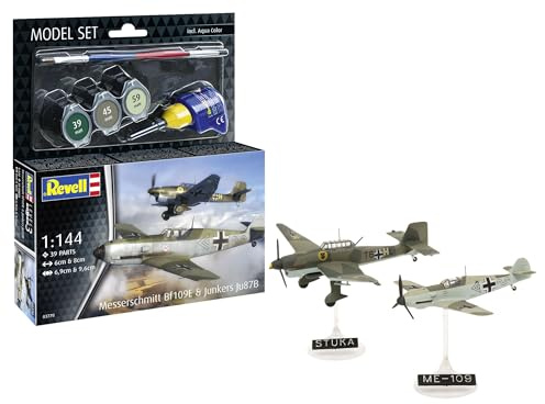 Revell Model Set Messerschmitt Bf109E & Ju87B Stuka