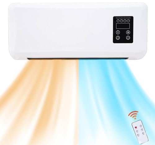 Klimaanlage Und Heizung - Leise Ferngesteuerte Klimaanlage | Wandmontiertes Inverter Klimasystem Ohne Fensterplatz Kompakt Für Schlafzimmer Zuhause Bad