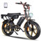 VOMO 20-Zoll E-MTB mit 250W Motor & 48V/30Ah Akku | Bis zu 100 km Reichweite | 7-Gang Schaltung & hydraulische Scheibenbremsen | Ideal für Stadt & Gelände | Starkes E-Bike für Erwachsene